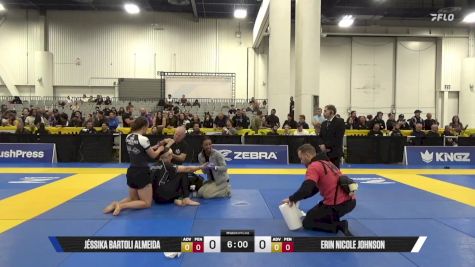 Erin Nicole Johnson vs Jéssika Bartoli Almeida 2025 World IBJJF Jiu-Jitsu No-Gi Championship