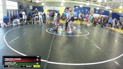 165 lbs Round 4 (8 Team) - Trenton Hogan, Bandits WC vs Kainoa Lau, Glynn Academy