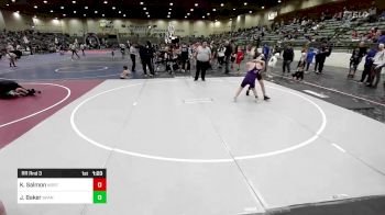 121 lbs Rr Rnd 3 - Kasey Salmon, Northeast Oregon vs Jaxon Baker, Spanish Springs WC