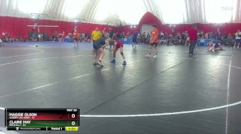 109-118 lbs Round 1 - Claire May, Roncalli vs Maggie Olson, Albert Lea Area