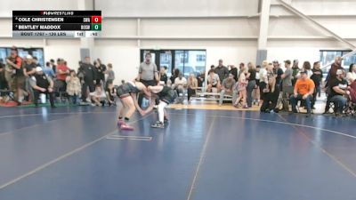 126 lbs 3rd Place Match - Cole Christensen, Sanderson Wrestling Academy vs Bentley Maddox, Brothers Of Steel Wrestling Club