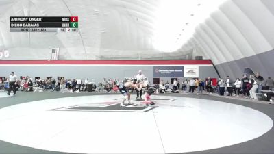 125 lbs Cons. Round 2 - Diego Barajas, Unattached Maryville vs Anthony Unger, Muskingum