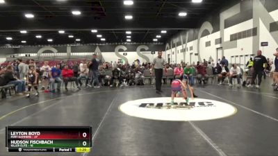 55 lbs Placement Matches (8 Team) - Hudson Fischbach, Killer Elite vs Leyton Boyd, Fort Hammers