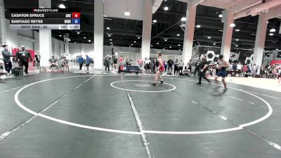 60 lbs Champ. Round 1 - Cashton Spruce, Arizona vs Santiago Reyes, New Mexico