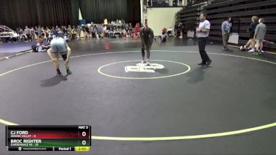 190 lbs Placement - Cj Ford, Shades Valley vs BROC RIGHTER, Gardendale Hs