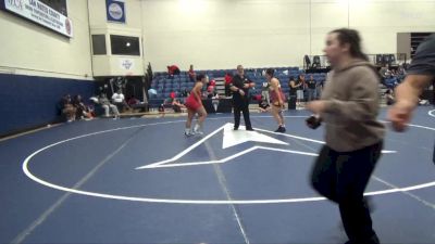 207 lbs 5th Place Match - Paula Aguilar, Sacramento City College vs Briana Araujo-Batista, Unattached