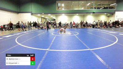 70 lbs Round Of 16 - Mason Betterman, CO vs Kalix Kilpatrick, TN