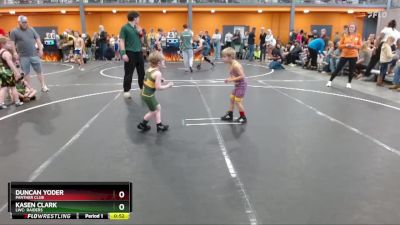 50 lbs Cons. Round 3 - Kasen Clark, LWC: Raiders vs Duncan Yoder, Panther Club