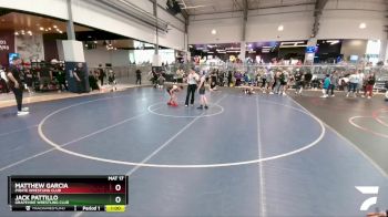 110 lbs Cons. Round 2 - Jack Pattillo, Grapevine Wrestling Club vs Matthew Garcia, Pirate Wrestling Club