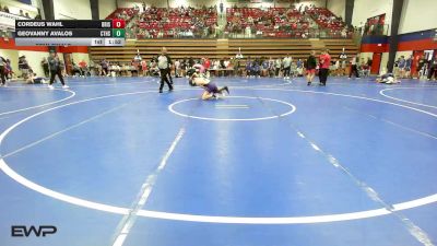 113 lbs Semifinal - Cordeus Wahl, Bristow vs Geovanny Avalos, Catoosa HS