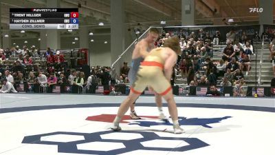 125 lbs Cons. Semis - Trent Hillger, Gopher Wrestling Club vs Hayden Zillmer, Gopher Wrestling Club