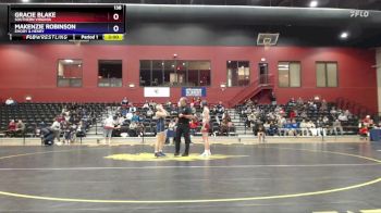 138 lbs Cons. Round 1 - Gracie Blake, Southern Virginia vs Makenzie Robinson, Emory & Henry