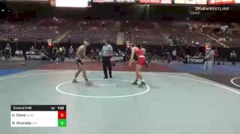 145 lbs Consi Of 8 #2 - Kole Davis, Redmond High School vs Ryan Alvarado, Nor Cal Wrestling Academy