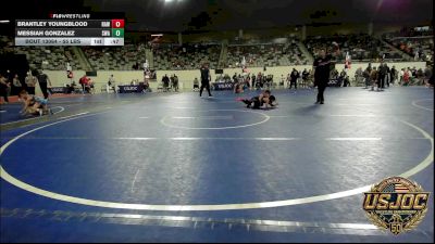55 lbs Consi Of 8 #1 - Brantley Youngblood, Raw Wrestling Club vs Messiah Gonzalez, Shelton Wrestling Academy