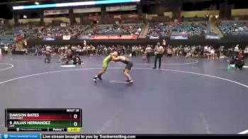 141 lbs Champ. Round 1 - 9 Julian Hernandez, Life vs Dawson Bates, Reinhardt