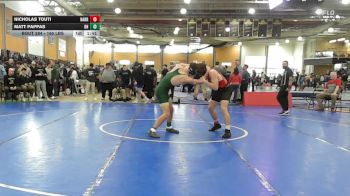 165 lbs Quarterfinal - Nicholas Touti, Narragansett vs Matt Pappas, Bishop Hendricken