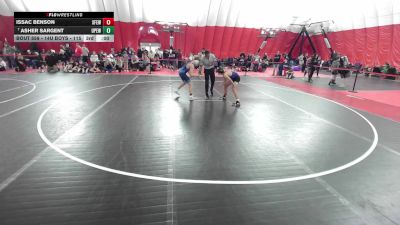 14U Boys - 120 lbs Champ. Round 1 - Jackson Clemment, Oregon Youth Wrestling Club vs Carson Kim, Wichern Garage Crew