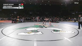 4A/3A/2A/1A Girls 125 Cons. Round 3 - Emma Johnson, Mazama Girls vs Scarlett McHugh, Scappoose Girls