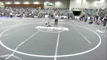 50 lbs Round Of 16 - Maximus Montes, Oakdale WC vs Davina Chavez, Gold Rush