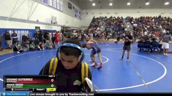 145 lbs Champ. Round 2 - Avian Singh, Team Jackrabbits vs Viviano Gutierrez, Northview