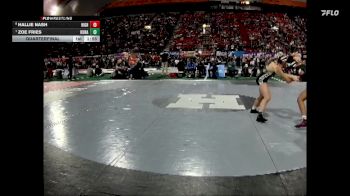 G 138 lbs Quarterfinal - Zoe Fries, Kuna vs Hallie Nash, Highland