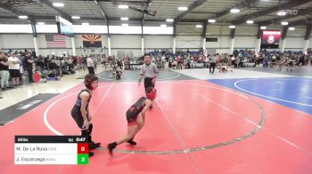 62 lbs Quarterfinal - Malachi De La Rosa, Grindhouse WC vs Jackson Escarcega, Manu WC