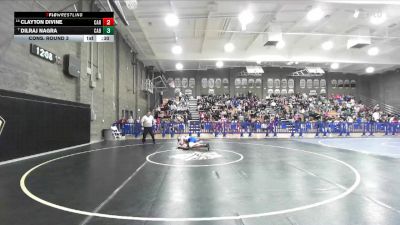 165 lbs Cons. Round 3 - Clayton Divine, Caruthers vs Dilraj Nagra, Cabrillo