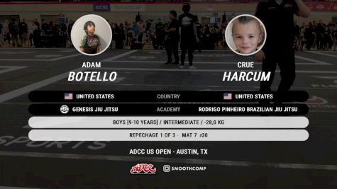 Adam Botello vs Crue Harcum 2024 ADCC Austin Open