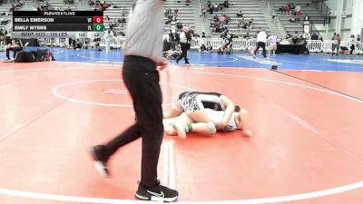 126 lbs Round Of 128 - Bella Emerson, VT vs Emily Myers, FL