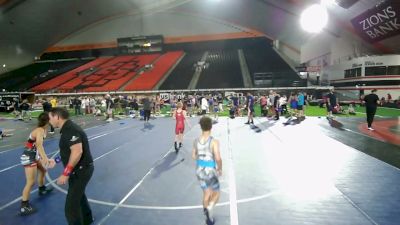 100 lbs 1st Place Match - Gunnar Helwig, Wisconsin vs JT Walker, Nevada
