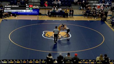 184 lbs AJ Heeg, Northern Colorado vs Ricardo Castillo, Northeastern Junior College