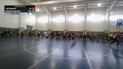 41 lbs Cons. Semi - Jett Meyer, Fremont Wrestling vs Karson Stratton, Iron County Wrestling Academy