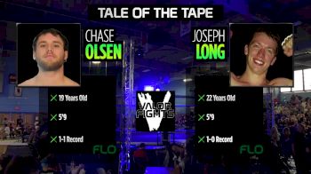 Joseph Long vs. Chase Olsen Valor Fights 45 Replay