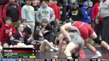 138 lbs Semifinal - Tyler Wieland, Independence vs Nile Sinn, Williamsburg