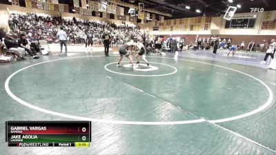 113 lbs Cons. Round 3 - Jake Agolia, Lakeside vs Gabriel Vargas, Ramona