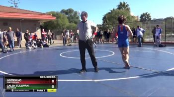 160 lbs Cons. Round 5 - Elijah Contreras, Vista Murrieta vs Jacob Moreo, Los Alamitos