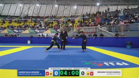BERNARDO PACHECO BARBOSA vs LEANDRO BELLAS RONQUIM 2026 FPJJ Circuito Paulista GI Etapa 3