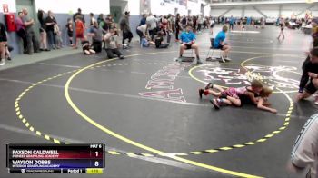 53 lbs Quarterfinal - Waylon Dobbs, Interior Grappling Academy vs Paxson Caldwell, Pioneer Grappling Academy