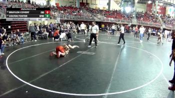 112 lbs Cons. Round 2 - Colton Foster, McCook Youth Wrestling Club vs Braylon Covert, CWO