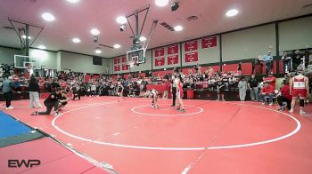 119 lbs Round Of 32 - Trey Thompson, Skiatook HS vs Ledgyn Emery, McAlester