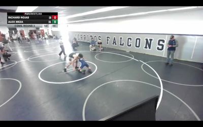 138 lbs Cons. Round 3 - Richard Rojas, SoCal Bears vs Alex Meza, Silverado