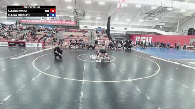 138 lbs Round 3 (12 Team) - Elaina Rudolph, Adrian College vs Aleena Dhanji, Brock Univeristy