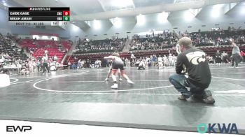 85 lbs Quarterfinal - Caide Gage, Salina Wrestling Club vs Mikah Amani, HURRICANE WRESTLING ACADEMY