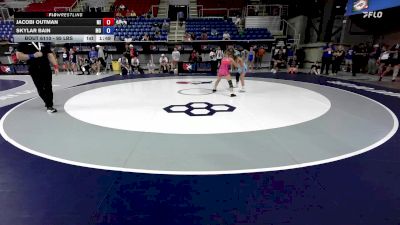 95 lbs Cons. Rd Of 32 - Jacobi Outman, MI vs Skylar Bain, MO
