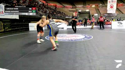 Intermediate Boys - 140 lbs Champ. Round 2 - Lincoln Vann, Vacaville Wrestling Club vs Asher Navarro, Brawley Gladiators 2.0 Wrestling