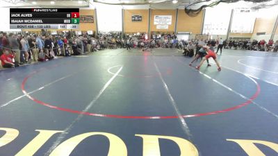 132 lbs Consi Of 8 #2 - Jack Alves, Bridgewater-Raynham vs Isaiah McDaniel, Middletown