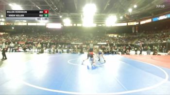 5A 106 lbs Champ. Round 1 - Krew Keller, Preston vs Dillon Robinson, Minico