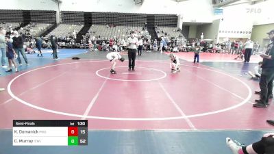 111 lbs Semifinal - Kelle Domanick, Pride Wrestling vs Colin Murray, ICWL Bruisers White