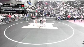 5A 132 lbs Champ. Round 1 - Kolvin Thompson, Box Elder vs Trevor Mann, Brighton