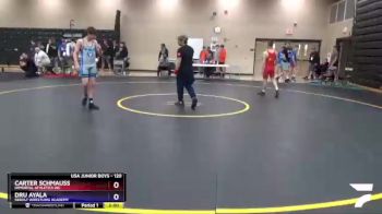 120 lbs Semifinal - Dru Ayala, Sebolt Wrestling Academy vs Carter Schmauss, Immortal Athletics WC